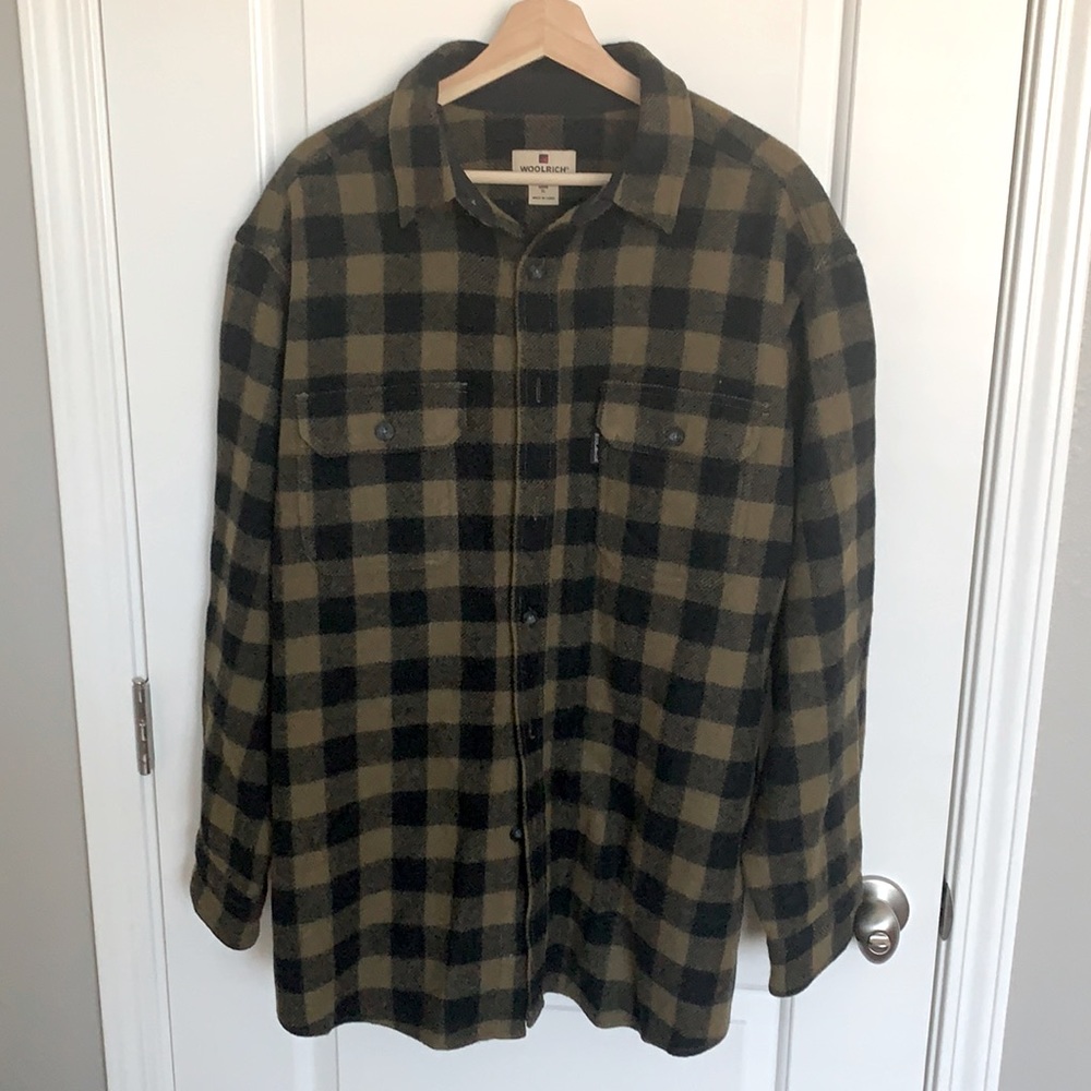Woolrich wool shirt jacket